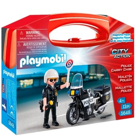 Playmobil City Action Valisette Motard de Police