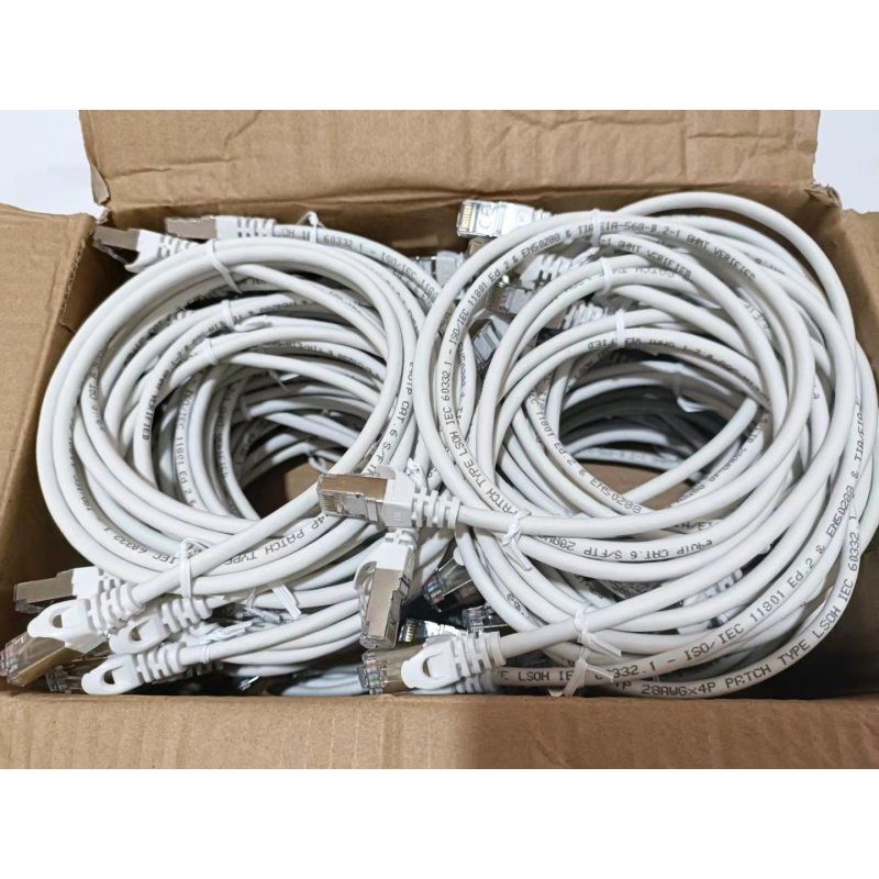 Equip Patchkabel Cat6 40x/set S/FTP 2xRJ45 1.00m ws LSZH