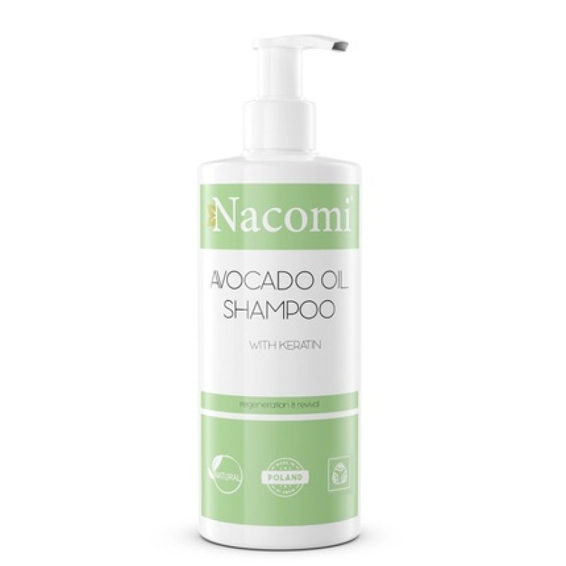 Nacomi Natural Avocado Oil Shampoo with Keratin 250ml