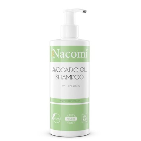 Nacomi Natural Avocado Oil Shampoo with Keratin 250ml