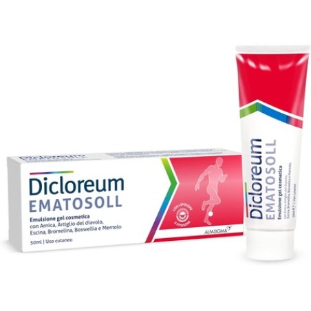 Alfasigma Dicloreum Ematosoll Gel Emulsion for Contrasts and Minor Bruises 50ml