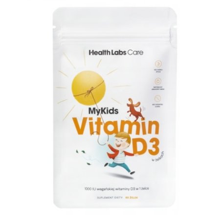Healthlabs Mykids Vitamin D3 Gummies With Vitamin D For Children - 60 Pieces