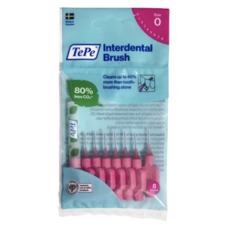 Tepe Interdental Brush Set 0.4mm - Pack of 8