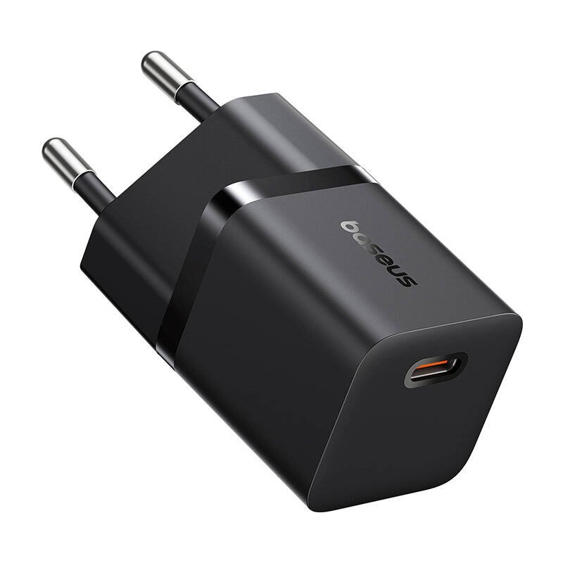 Baseus P10110909113-00 USB-C GaN5 mini 25W mains charger Black