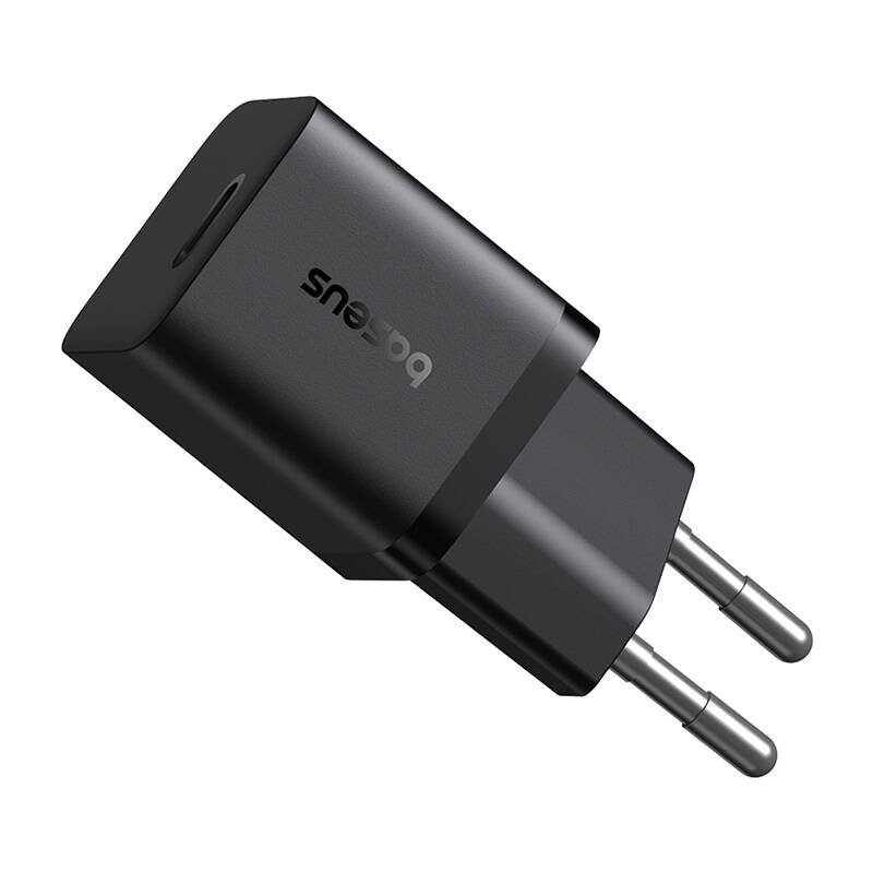 Baseus P10110909113-00 USB-C GaN5 mini 25W mains charger Black