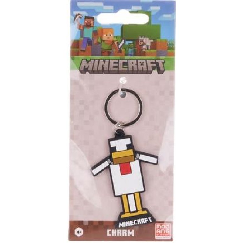 MINECRAFT - Canard - Porte-clés en Caoutchou