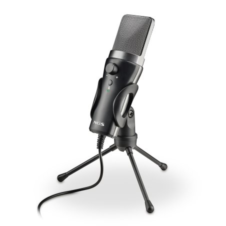 Microphone sur pied NGS MS120 USB (Noir)