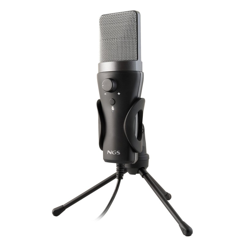 Microphone sur pied NGS MS120 USB (Noir)