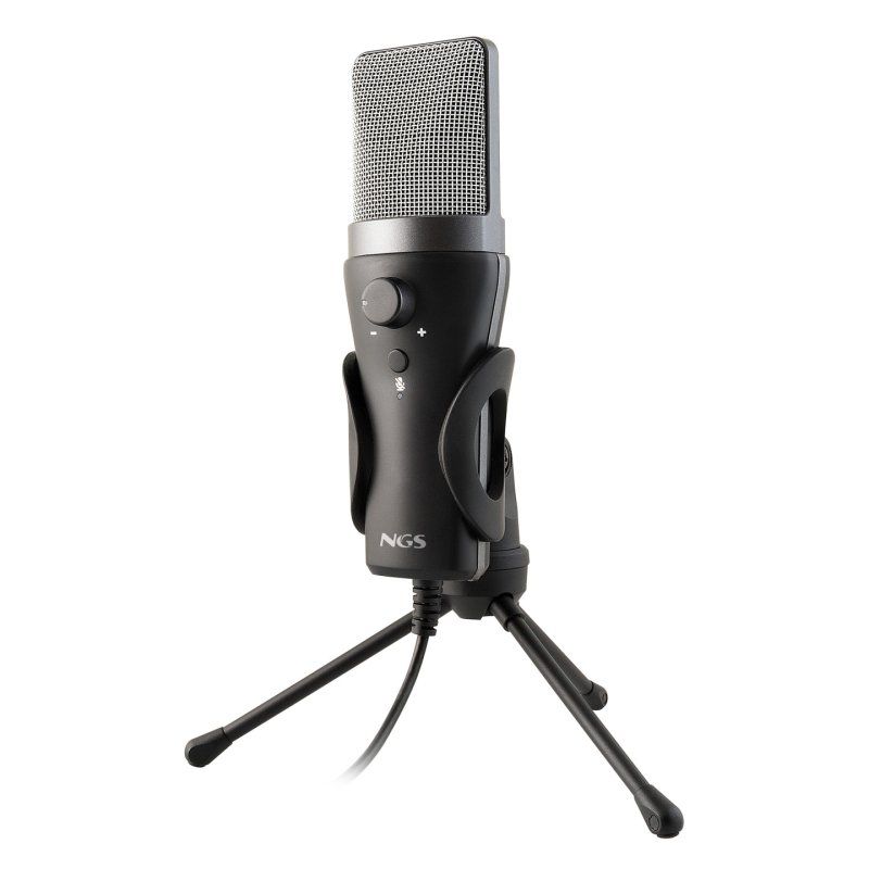 NGS MS120 USB Noir Microphone pour podcast