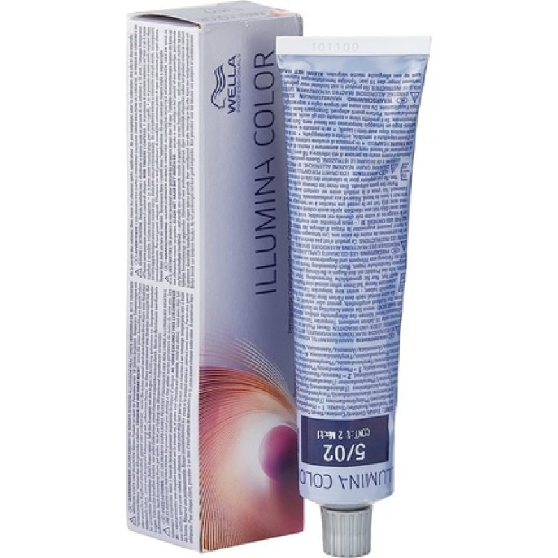 Wella Illumina Color Permanent Hair Color 5/02 Light Natural Matt Brown 60ml