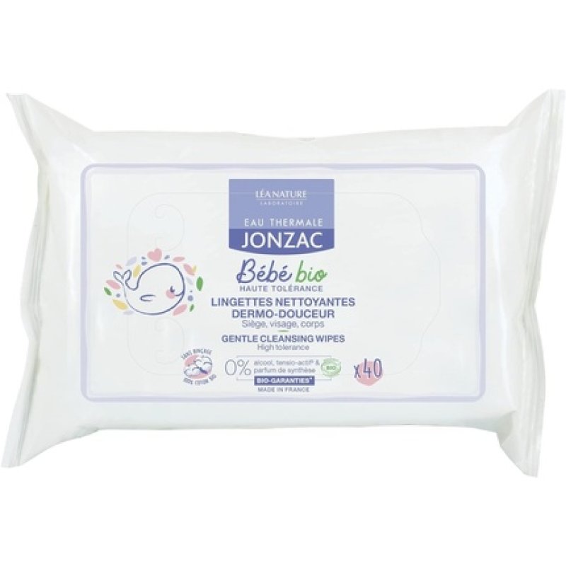 EAU THERMALE JONZAC Organic Dermo-Douceur Cleansing Wipes