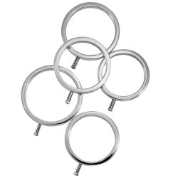 ELECTRASTIM - ELECTRARINGS METAL PENIS RINGS PACK OF 5