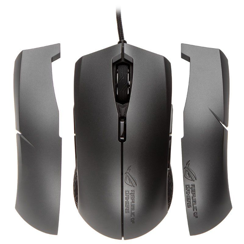 ASUS ROG Strix Evolve mouse Ambidextrous USB Type-A Optical 7200 DPI