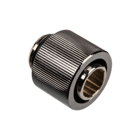 EK Water Blocks compatible EK-STC Classic Anschluss gerade G1/4 Zoll AG auf 13/10mm, nickel schwarz