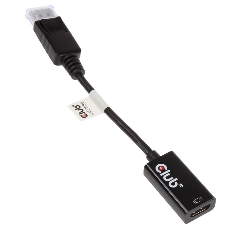 Adaptateur Club3D DisplayPort 1.4 vers HDMI 2.0a HDR