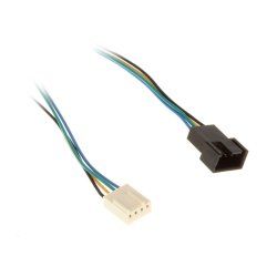 InLine Fan Cable Extension 4pin Molex male/female 0,30m