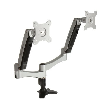 Silverstone SST-ARM22SC Dual Monitorhalterung - silber