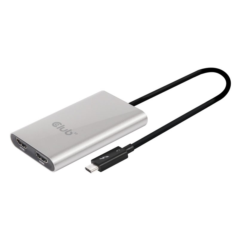 Club 3D compatible Adapter - Thunderbolt 3 auf Dual HDMI 2.0