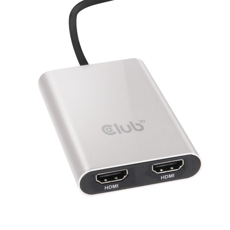 CLUB3D Thunderbolt 3 to Dual HDMI 2.0 Adapter