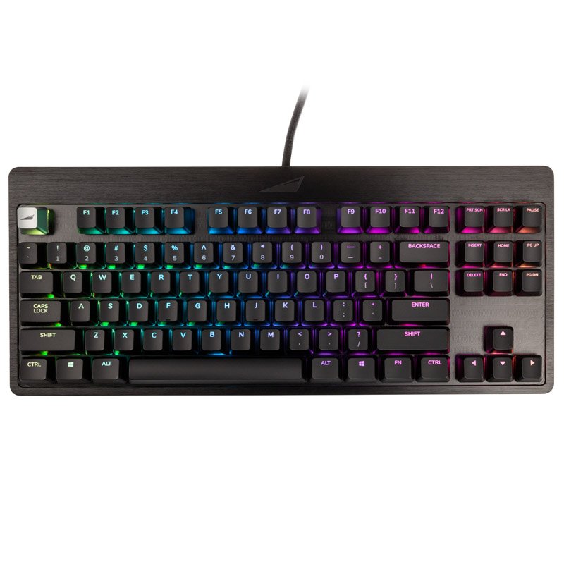 MOUNTAIN compatible Everest Core TKL Tastatur - MX Silent Red, ANSI, US-Layout, schwarz