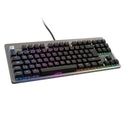 MOUNTAIN compatible Everest Core TKL Tastatur - MX Brown, ISO, DE-Layout, grau