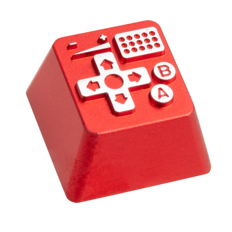 ZOMOPLUS compatible Aluminium Keycap Retro Gamepad I - rot
