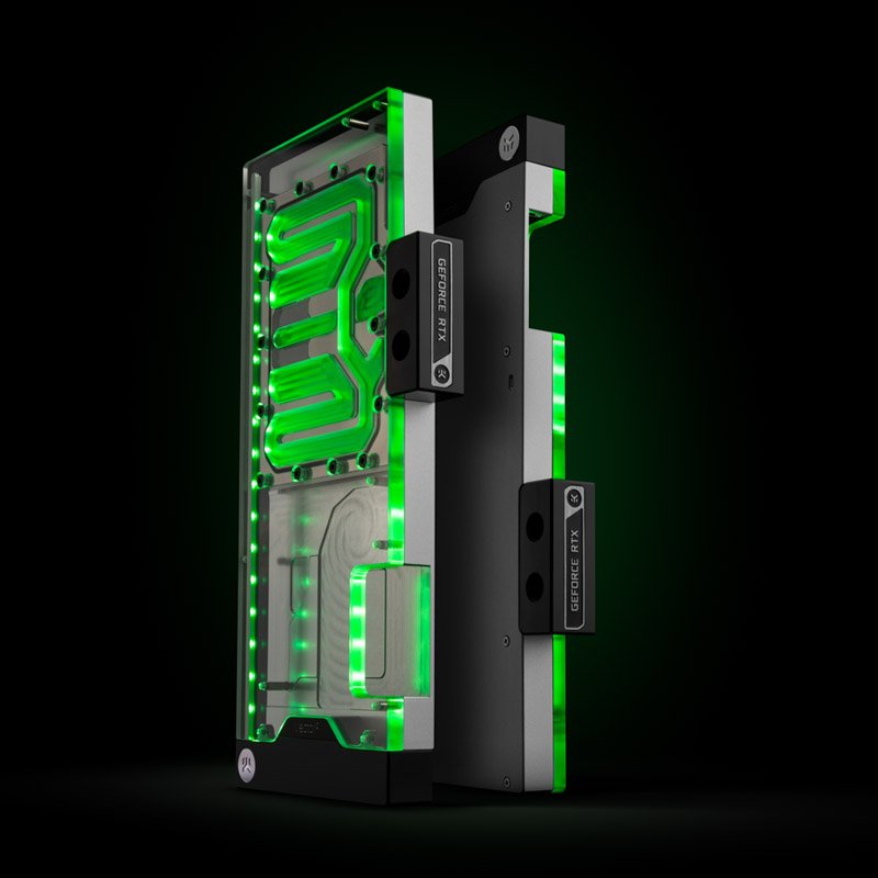 EK Water Blocks EK-Quantum Vector² FTW3 RTX 3080/90 Backplate - silber