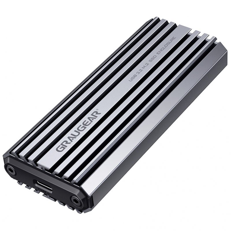 GRAUGEAR G-M201-AC-10G storage drive enclosure SSD enclosure Grey M.2
