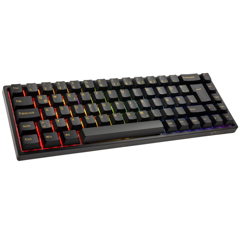 AKKO 3068B Plus Black&Gold Wireless Gaming Tastatur, V3 Cream Yellow