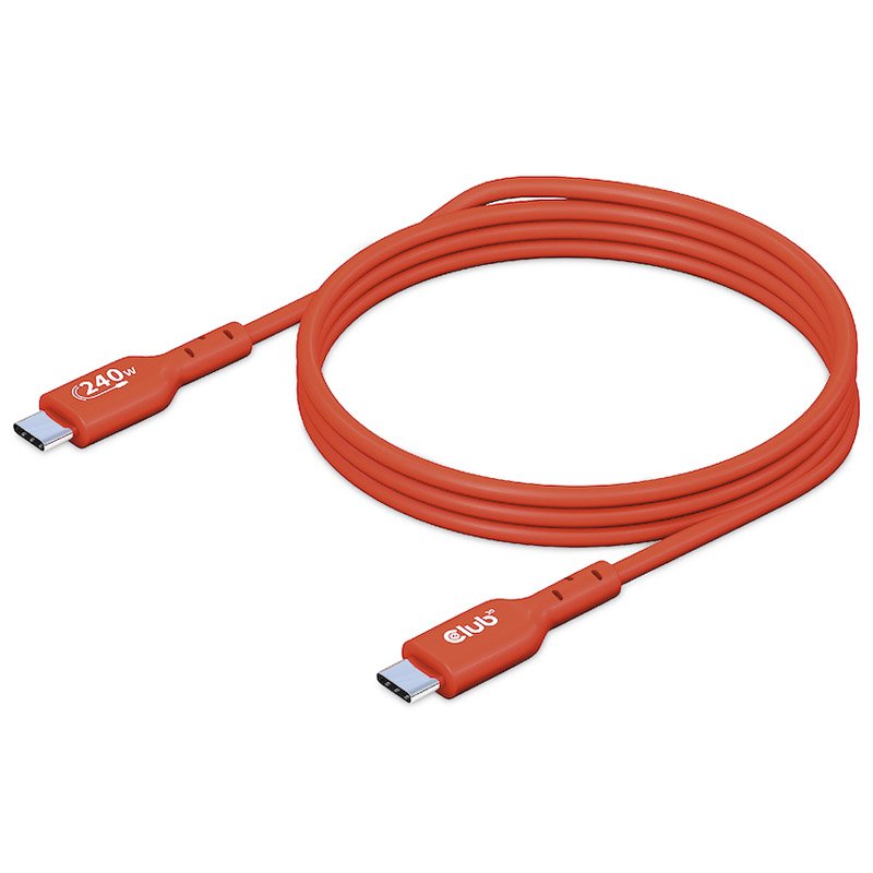 Club 3D USB2 Typ-C Bi-Direktionales USB-IF zertifiziertes Kabel 480Mb, PD 240W(48V/5A) EPR St./St. 1