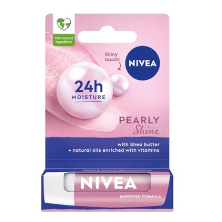 NIVEA Lip Care Pearly Shine Lip Balm 55ml