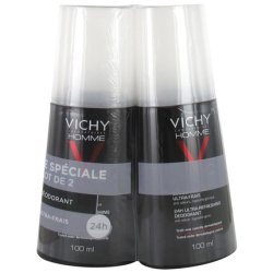 LOT*2 DÉODORANT VAPORISATEUR 24H 2x100 ml