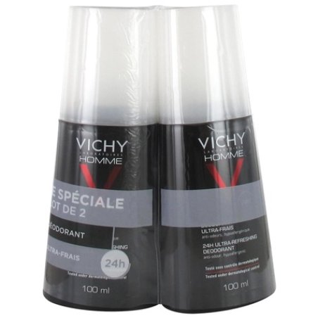 LOT*2 DÉODORANT VAPORISATEUR 24H 2x100 ml