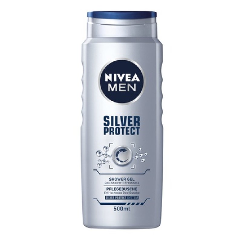Nivea Men Silver Protect Shower Gel 500ml