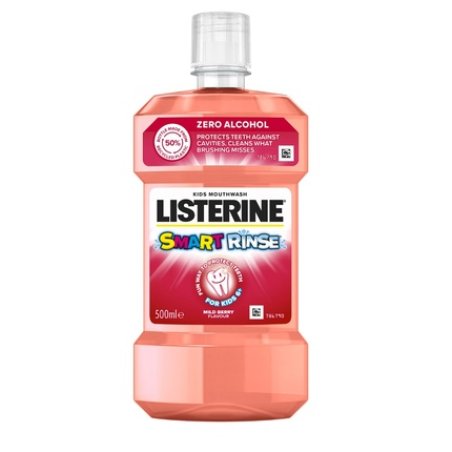 Listerine Smart Rinse Mild Berry 500ml Mouthwash