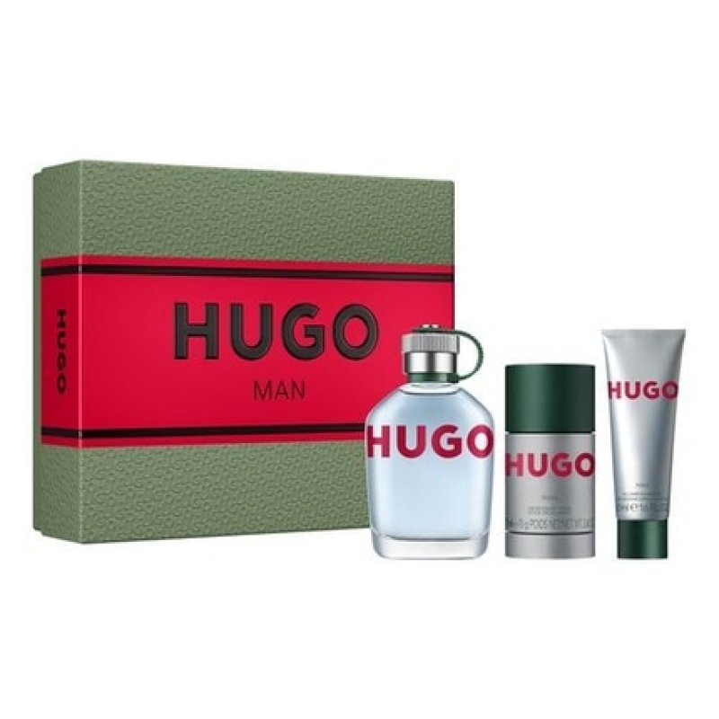 Hugo Boss Boss Man 125ml Shower Gel 50ml Deodorant 75ml Eau De Toilette Set