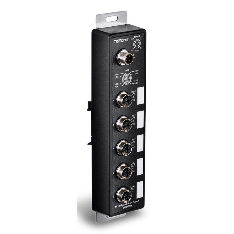 Trendnet TI-XPG50 commutateur réseau Non-géré Connexion Ethernet, supportant l'alimentation via ce port (PoE)