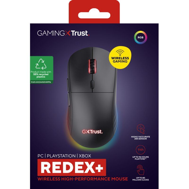 GXT927 REDEX HIGH PERF WRLS MOUSE