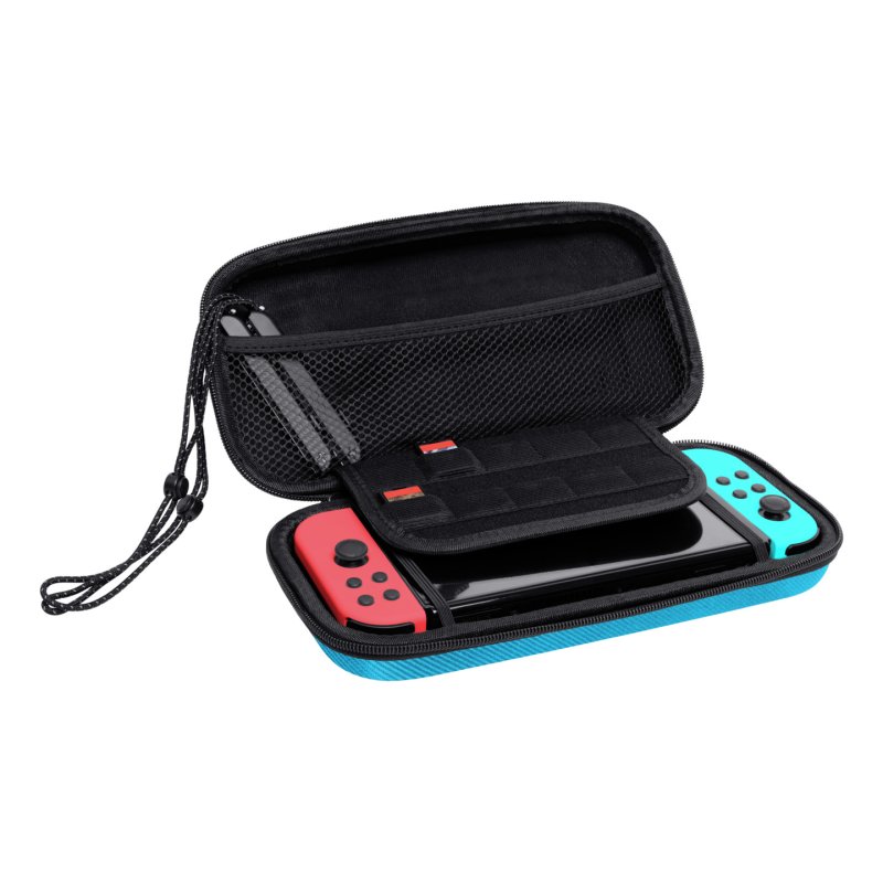 Trust GXT 1248S Boîtier robuste Nintendo Noir, Bleu, Rouge