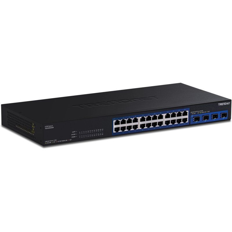 Trendnet TEG-S50284 network switch Unmanaged 2.5G Ethernet (100/1000/2500) Black