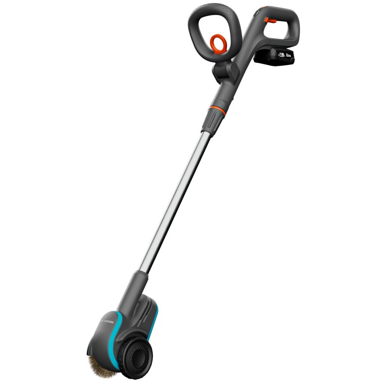 Akku-Fugenbürste EasyWeed 1800/18V P4A (grau/türkis, Li-Ion Akku 2,0Ah P4A, POWER FOR ALL ALLIANCE)