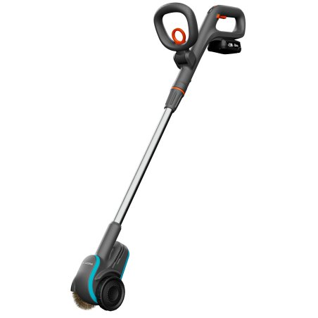 Akku-Fugenbürste EasyWeed 1800/18V P4A (grau/türkis, Li-Ion Akku 2,0Ah P4A, POWER FOR ALL ALLIANCE)