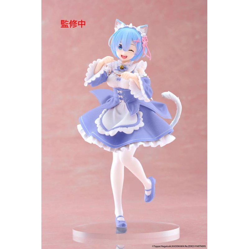 Re:Zero Starting Life in Another World Coreful statuette PVC Rem Cat Maid Ver. Renewal 18 cm