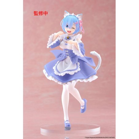 Re:Zero Starting Life in Another World Coreful statuette PVC Rem Cat Maid Ver. Renewal 18 cm