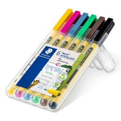 Staedtler - Fineliner 0,6 mm - 6 pc. (307 SB6)