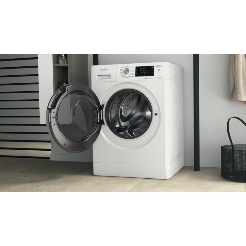 Whirlpool FFWDD 1076258 SV EE washer dryer Freestanding Front-load White E