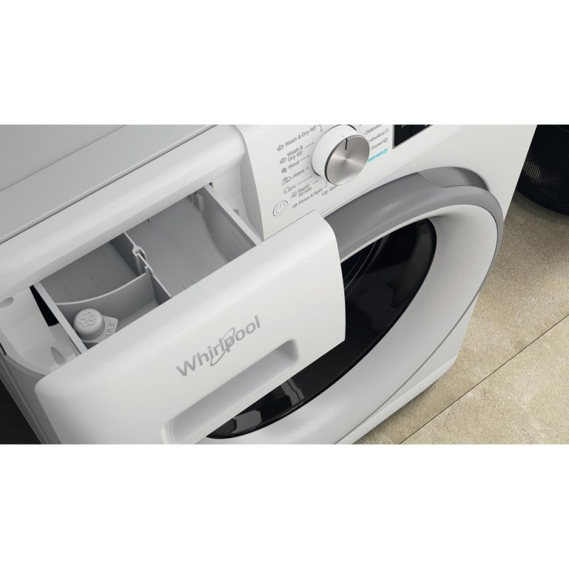 Whirlpool FFWDD 1076258 SV EE washer dryer Freestanding Front-load White E