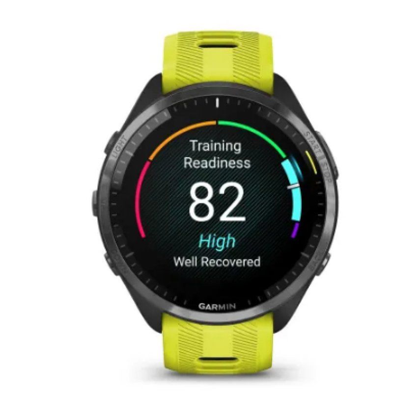Garmin Forerunner 965 3,56 cm (1.4") AMOLED 47 mm Numérique 454 x 454 pixels Écran tactile Jaune Wifi GPS (satellite)