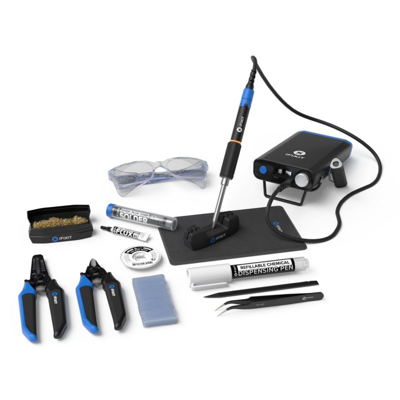 iFixit FixHub Soldering Toolkit Das komplette Löt-Set für alle Projekte, U.a. Powerstation, Intelligenter Lötkolben