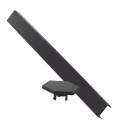 Nanoleaf Lines 60 Degrees Skins (9-Skins), Matte Black, Snap-On Covers for 60 Degree Lines Only